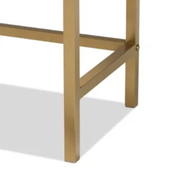 Giona Two-Tone Wood And Metal 1 Drawer Console Table White/Gold - Baxton Studio 14 Giona Two-Tone Wood And Metal 1 Drawer Console Table White/Gold - Baxton Studio -Baxton Studio GUEST 5cf5ed08 338f 4ac1 bffb b91c0a7da49d