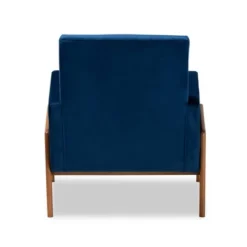 Perris Mid-Century Modern Velvet Fabric Upholstered Wood Lounge Chair - Baxton Studio 11 Perris Mid-Century Modern Velvet Fabric Upholstered Wood Lounge Chair - Baxton Studio -Baxton Studio GUEST 5de64ca2 c18f 43f8 b08e b13c945a8448