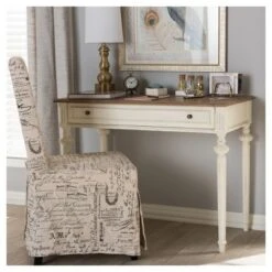 Marquetterie French Provincial Weathered Oak Wash Writing Desk White - Baxton Studio 7 Marquetterie French Provincial Weathered Oak Wash Writing Desk White - Baxton Studio -Baxton Studio GUEST 5f923375 4584 4b38 8bbe cbfd7d59c412