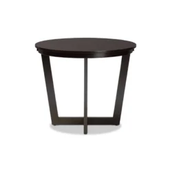 35" Alayna Wide Round Wood Dining Table - Baxton Studio 11 35" Alayna Wide Round Wood Dining Table - Baxton Studio -Baxton Studio GUEST 61538faa bc14 4758 9a16 40e7a592f563