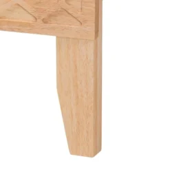 Baxton Studio King 4pc Hosea Carved Honeycomb Bedroom Set Natural -Baxton Studio GUEST 63821f73 93db 4359 84a8 570685f76248