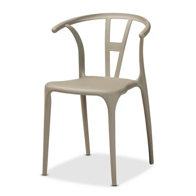 4pc Warner Plastic Dining Chair Set - Baxton Studio 1 4pc Warner Plastic Dining Chair Set - Baxton Studio