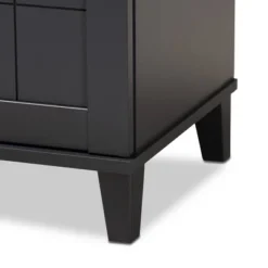 Shelf Wood Shoe Storage Cabinet Glidden Finished Dark Gray - Baxton Studio 13 Shelf Wood Shoe Storage Cabinet Glidden Finished Dark Gray - Baxton Studio -Baxton Studio GUEST 660e5786 2794 4b1f 8082 369a23d1dad4