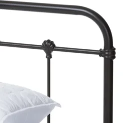 Twin Mandy Vintage Industrial Finished Metal Platform Bed Black - Baxton Studio 9 Twin Mandy Vintage Industrial Finished Metal Platform Bed Black - Baxton Studio -Baxton Studio GUEST 686fe103 a974 4ad4 84e0 81a7607aae8f