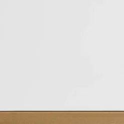 Beagan Wood And Metal 2 Drawer Console Table White/Gold - Baxton Studio: Elegant Storage For Entryway -Baxton Studio GUEST 691f45db 8242 4b19 8116 83a6cacc6c64