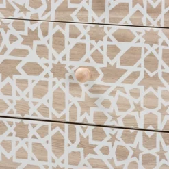 Beau Two-Tone Wood 3 Drawer Storage Cabinet White/Natural Brown - Baxton Studio -Baxton Studio GUEST 69ce2785 6f6c 40d4 a9bb 067ef660bc34