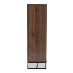 Neil Wood And Metal Storage Cabinet Brown/Black - Baxton Studio 9 Neil Wood And Metal Storage Cabinet Brown/Black - Baxton Studio -Baxton Studio GUEST 6bee9a71 c9d4 4269 a7f8 04eb7c2a417c