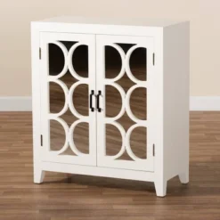 Garcelle Wood And Mirrored Glass 2 Door Sideboard White - Baxton Studio 17 Garcelle Wood And Mirrored Glass 2 Door Sideboard White - Baxton Studio -Baxton Studio GUEST 6c0847aa 3364 40da a3d8 03403db59c8c