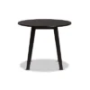35" Ela Wide Round Wood Dining Table - Baxton Studio