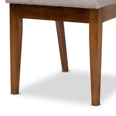 2pc Octavia Wood Dining Chair Set - Baxton Studio 4 2pc Octavia Wood Dining Chair Set - Baxton Studio - Image 4