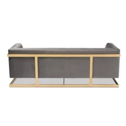 Ambra Velvet Sofa - Baxton Studio 13 Ambra Velvet Sofa - Baxton Studio -Baxton Studio GUEST 74f88c87 4094 4da5 b23b 1b1b084a2473