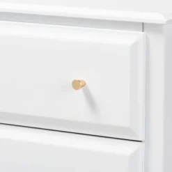 4 Drawer Naomi Wood Bedroom Chest White/Gold - Baxton Studio 10 4 Drawer Naomi Wood Bedroom Chest White/Gold - Baxton Studio -Baxton Studio GUEST 75af3dc7 883a 4b89 a416 4bffe5619d12