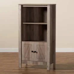 51.8" 3 Tier Derek Wood Bookcase Oak - Baxton Studio 11 51.8" 3 Tier Derek Wood Bookcase Oak - Baxton Studio -Baxton Studio GUEST 786f3bbd b492 46ec b8aa 595b24e092f7