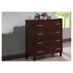Mayson Modern And Contemporary Wood 4 Drawer Storage Chest Oak Brown Finish - Baxton Studio -Baxton Studio GUEST 789acd81 6658 451d 957e ca0456c9cc28