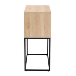 Amelia Wood Rattan Sideboard Buffet Dining Cabinet Natural Brown/Black - Baxton Studio -Baxton Studio GUEST 789c1c11 642c 43f1 97c6 c7e8f09863e0