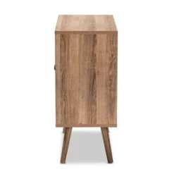 Yuna Natural Brown Wood And Metal 2 Door Storage Cabinet Natural Brown/Black - Baxton Studio -Baxton Studio GUEST 7a0d5ca9 a98f 4f69 bc62 38cff2dc28fd