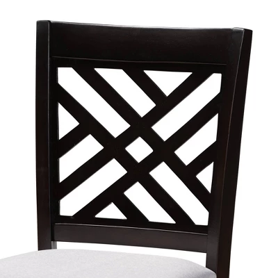 Caron Wood Pub Counter Height Dining Set Espresso Brown - Baxton Studio 4 Caron Wood Pub Counter Height Dining Set Espresso Brown - Baxton Studio - Image 4