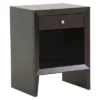 Leelanau Modern Accent Table And Nightstand Brown - Baxton Studio