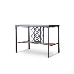 Vintner Pub Counter Height Dining Set Black/Brown - Baxton Studio -Baxton Studio GUEST 7dda825f c580 4c2e beaf 2699248008cc