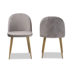 2pc Fantine Metal Dining Chair Set - Baxton Studio 18 2pc Fantine Metal Dining Chair Set - Baxton Studio -Baxton Studio GUEST 7e3a804b 61ae 4346 a1bd f5306e4a6206