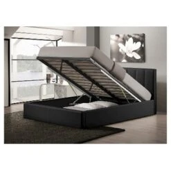 Queen Templemore Black Leather Contemporary Bed - Baxton Studio 8 Queen Templemore Black Leather Contemporary Bed - Baxton Studio -Baxton Studio GUEST 7ee226c4 323e 429c aca2 d2281c02b49d