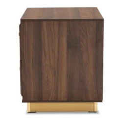 Cormac Wood And Metal 2 Drawer Nightstand - Baxton Studio 12 Cormac Wood And Metal 2 Drawer Nightstand - Baxton Studio -Baxton Studio GUEST 7ef8c50a 45a1 4cf2 94ee d2987357a9c1