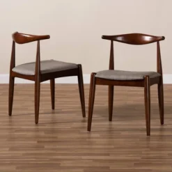 Set Of 2 Aeron Wood Dining Chair Walnut - Baxton Studio 11 Set Of 2 Aeron Wood Dining Chair Walnut - Baxton Studio -Baxton Studio GUEST 846ae315 548f 4533 9a48 49b7a8275e08