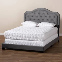 Samantha Velvet Upholstered Button Tufted Bed - Baxton Studio 14 Samantha Velvet Upholstered Button Tufted Bed - Baxton Studio -Baxton Studio GUEST 85244dc6 c1ab 4bcf b975 0c48d73907cb