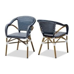 Baxton Studio Set Of 2 Eliane Indoor And Outdoor Stackable Bistro Dining Chairs - BaxtonStudio 14 Baxton Studio Set Of 2 Eliane Indoor And Outdoor Stackable Bistro Dining Chairs - BaxtonStudio -Baxton Studio GUEST 862f66a7 e37a 4e5e afe2 7351f9962339