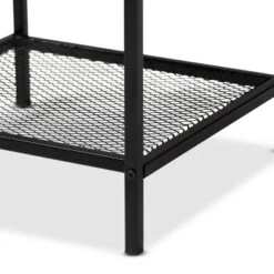 Overton Wood And Metal End Table Oak/Black - Baxton Studio 8 Overton Wood And Metal End Table Oak/Black - Baxton Studio -Baxton Studio GUEST 87266a47 f6bf 4b38 af03 acd823f205ab