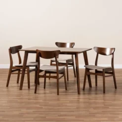 5pc Orion Dining Set - Baxton Studio -Baxton Studio GUEST 891f2a8a 24e6 4ddb a3c9 34dddcad0162