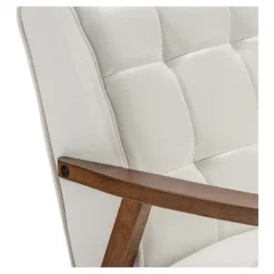 Mid-Century Masterpieces Loveseat White - Baxton Studio 8 Mid-Century Masterpieces Loveseat White - Baxton Studio -Baxton Studio GUEST 89402107 93dd 4daa 85fe 4f826e3ae124