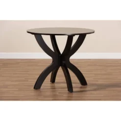 35" Tilde Wide Round Wood Dining Table - Baxton Studio 11 35" Tilde Wide Round Wood Dining Table - Baxton Studio -Baxton Studio GUEST 89d0b8bf 47fb 449f b9f3 33d09da11055