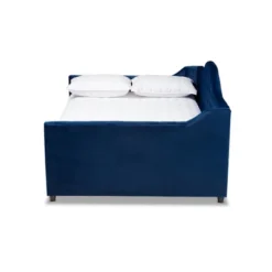 Perry Velvet Daybed With Trundle - Baxton Studio 16 Perry Velvet Daybed With Trundle - Baxton Studio -Baxton Studio GUEST 8a50ce90 4465 40d4 867d 70ea60e658ac