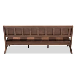 Rovelyn Faux Leather Finished Wood Sofa Brown - Baxton Studio 16 Rovelyn Faux Leather Finished Wood Sofa Brown - Baxton Studio -Baxton Studio GUEST 8b140958 1fa4 4f8e 8229 9b98b96a9b9d
