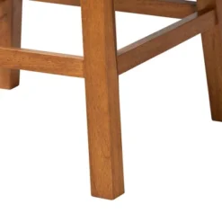 2pc Gradisca Wood Swivel Counter Stool Set Gray/Walnut Brown - Baxton Studio 13 2pc Gradisca Wood Swivel Counter Stool Set Gray/Walnut Brown - Baxton Studio -Baxton Studio GUEST 8c2bad76 238e 42c0 ad9b f90b6a473649