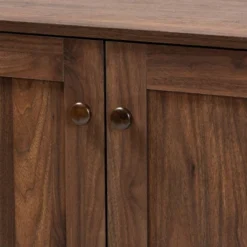 2 Door Nissa Wood Shoe Storage Cabinet Walnut Brown - Baxton Studio 11 2 Door Nissa Wood Shoe Storage Cabinet Walnut Brown - Baxton Studio -Baxton Studio GUEST 8cbc88cc 2566 400d 9c72 d8ab47a29d20