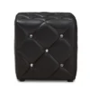 Stacey Modern And Contemporary Faux Leather Upholstered Ottoman - Baxton Studio