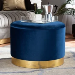 Marisa Velvet Upholstered Storage Ottoman - Baxton Studio -Baxton Studio GUEST 8fe02e02 3fc6 4f48 9b62 13e1f008901e