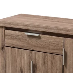 Laverne Modern And Contemporary Oak Finished Shoe Cabinet Brown - Baxton Studio 12 Laverne Modern And Contemporary Oak Finished Shoe Cabinet Brown - Baxton Studio -Baxton Studio GUEST 909e8226 b7ee 47c2 b585 bd54ceb2500e