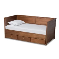 Twin To King Thomas Expandable Daybed With Storage Drawers - Baxton Studio 26 Twin To King Thomas Expandable Daybed With Storage Drawers - Baxton Studio -Baxton Studio GUEST 927b0eac a8aa 48ae aabf 5c83513b2505