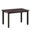 Andrew Modern Dining Table Dark Brown - Baxton Studio