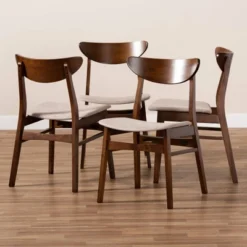 Set Of 4 Parlin Dining Chair - Baxton Studio -Baxton Studio GUEST 93570dd1 fa2c 48d0 b8bd b2bcec7048cc