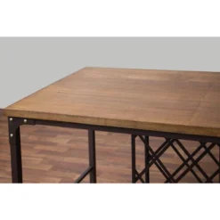Vintner Pub Counter Height Dining Set Black/Brown - Baxton Studio -Baxton Studio GUEST 94237d63 5b91 44be 9764 2ee01be3d8bf
