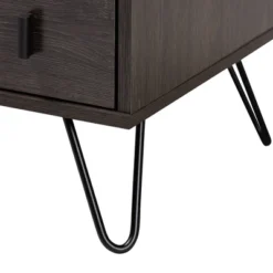 Glover Wood And Metal 2 Drawer Nightstand Brown/Gold - Baxton Studio 14 Glover Wood And Metal 2 Drawer Nightstand Brown/Gold - Baxton Studio -Baxton Studio GUEST 95dfd9f7 d3f4 4bb6 af88 0de2b7e0c6d9