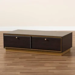 Cormac Wood And Metal 2 Drawer Coffee Table - Baxton Studio 19 Cormac Wood And Metal 2 Drawer Coffee Table - Baxton Studio -Baxton Studio GUEST 97654cbf d822 4664 827e 4f9d915d03aa