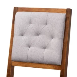 2pc Gideon Fabric Upholstered And Wood Counter Height Barstool Set - Baxton Studio -Baxton Studio GUEST 98f77238 46b7 4662 ae58 4351ac65f7f0