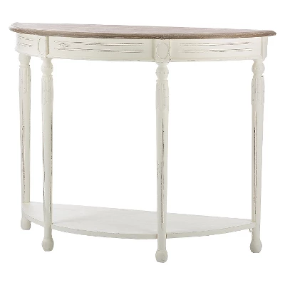 Vologne Traditional Wood French Console Table White - Baxton Studio 1 Vologne Traditional Wood French Console Table White - Baxton Studio