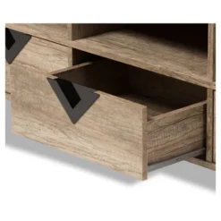 Wales Modern And Contemporary TV Stand For TVs Up To 55" Light Brown - Baxton Studio 6 Wales Modern And Contemporary TV Stand For TVs Up To 55" Light Brown - Baxton Studio -Baxton Studio GUEST 998a6352 e214 47fd 8146 790ed35f60e9