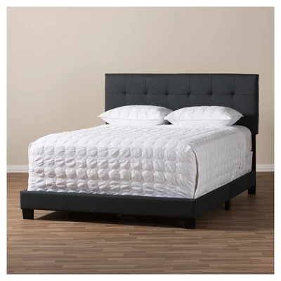 Brookfield Modern And Contemporary Fabric Bed - Baxton Studio 4 Brookfield Modern And Contemporary Fabric Bed - Baxton Studio - Image 4